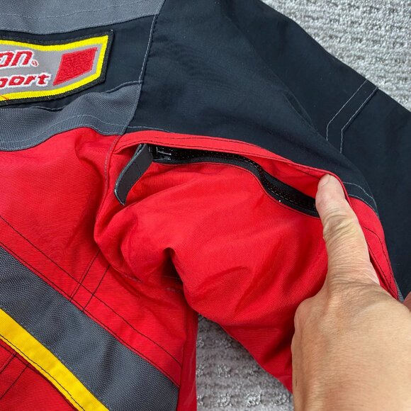 Snap-On Sport Winter Jacket Insulated Coat Men Large L Red CHOKO Racing Parka - Picture 7 of 16